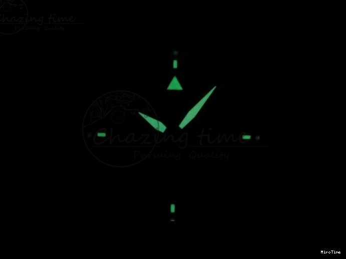 MIROTIME 0325 Fashionable Pilot IW326801 SS MK 1:1 Best Edition Black Dial on Green Nylon Strap MIYOTA 7122